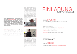 Einladung zur Vernissage - Alpen-Adria