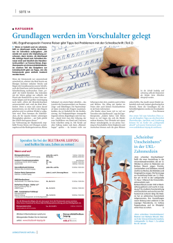 grundlagen werden im Vorschulalter gelegt