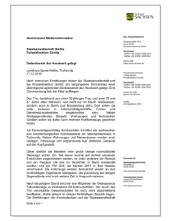 Diebesbande das Handwerk gelegt Landkreis
