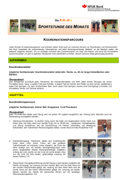 Oktober 2015 - Koordinationsparcours
