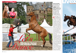 Wie Karen Uecker mit Pferden tanzt K