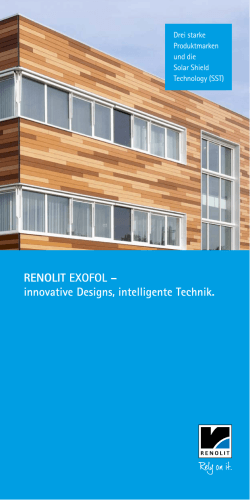 RENOLIT EXOFOL – innovative Designs, intelligente Technik.