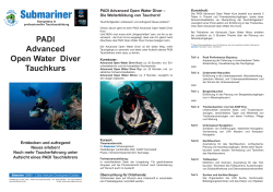Advanced Open Water Diver Kurs