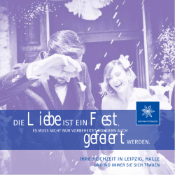 Heiraten mit Saxonia Catering