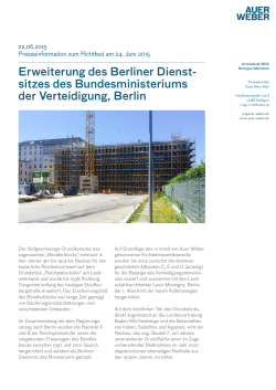 Presseinformation der Architekten BDA zum Richtfest (PDF