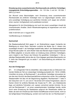 Nr. 51/2015/6 - Obergerichtsentscheide des Kantons Schaffhausen