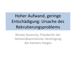 Hoher Aufwand, geringe Entsch&auml;digung: Ursache des