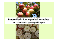 Innere Verbr&auml;unungen bei Kernobst