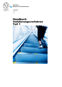 Handbuch Validierungsverfahren Teil 1