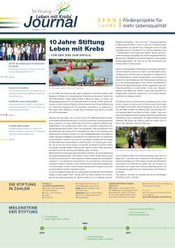 - Stiftung Leben mit Krebs