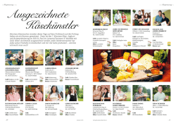 Kärntens Käsemacher standen dieser Tage auf dem Prüfstand und