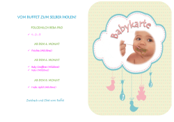 Babykarte - Familotels Sailer & Stefan