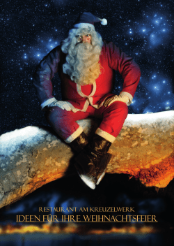 Ideen f&uuml;r Ihre Weihnachtsfeier