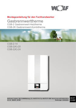 Gasbrennwerttherme