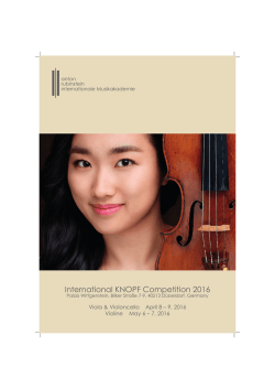 International KNOPF Competition 2016