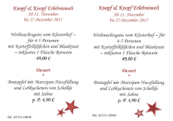 Weihnachtsgans ab 11.November - Knopf und Knopf Erlebniswelt