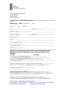 Internationaler Knopf-Wettbewerb 2016