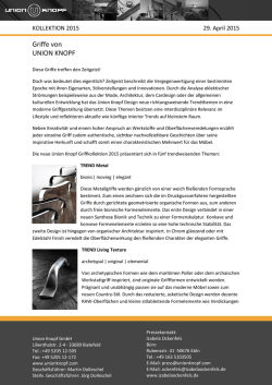 Griffe von UNION KNOPF