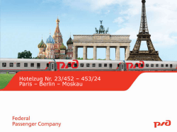 13-Zug Paris-Moskau Flyer - Voyages-sncf