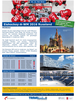 Eishockey-A-WM 2016 Russland