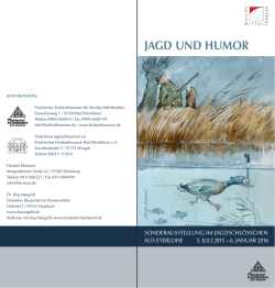 jagd und humor - F&ouml;rderkreis Jagdschl&ouml;sschen