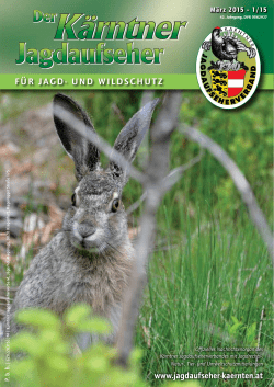 Für Jagd- und Wildschutz - Kärntner Jagdaufseher Verband