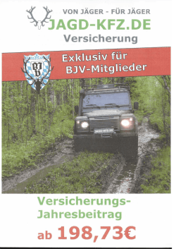 Jagd-KFZ Versicherung