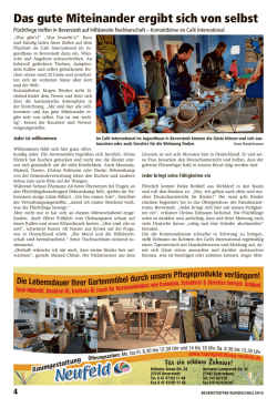 Das gute Miteinander ergibt sich von selbst - Nordsee