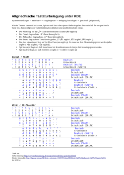 Altgriechische Tastaturbelegung unter KDE - info-bei
