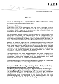 GV Niederschrift Nr. 5 17.09.2015