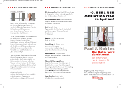 BMT 2016 - 10. Berliner Mediationstag
