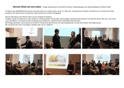 Hier ein paar Impressionen vom Auftritt unserer Theatergruppe zur