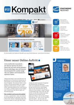 Unser neuer Online-Auftritt