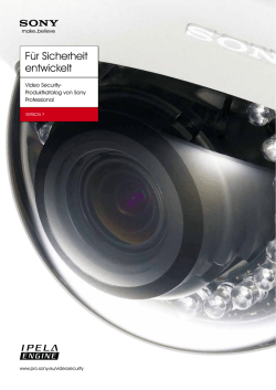 Für Sicherheit entwickelt