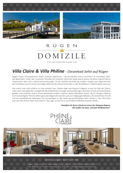 Villa Claire & Villa Philine