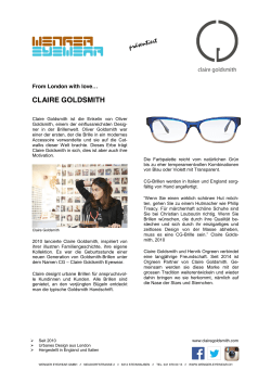 claire goldsmith - WENGER EYEWEAR GmbH