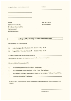 Grundbuchabschrift