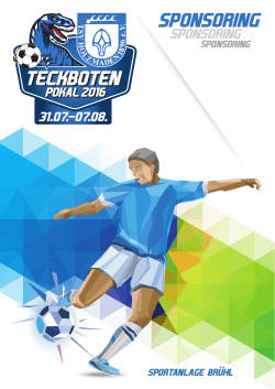 sponsoring - Teckbotenpokal 2016