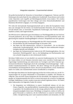 Integration anpacken – Zusammenhalt stärken!