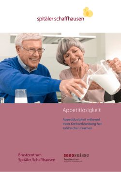 Informationen Stand: Ursachen der Appetitosigkeit