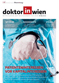 patienteninteressen vor kapitalinteressen