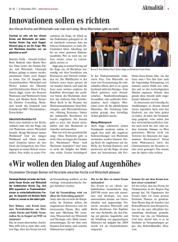 Innovationen sollen es richten