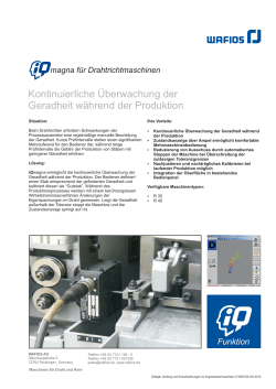 iQmagna-&Uuml;berwachung der Geradheit beim Richten