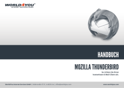 handbuch mozilla thunderbird