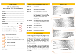 anmeldung zum grundschultag am 03. märz 2016 in sachsenheim