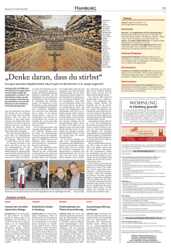 Informationen zur Einweihung der Krypta und des