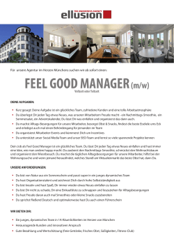 Feel Good Manager w/m