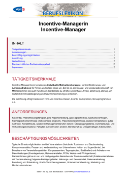Incentive-Managerin Incentive-Manager