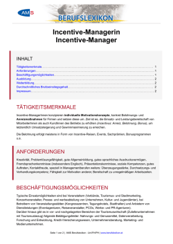 Incentive-Managerin Incentive-Manager