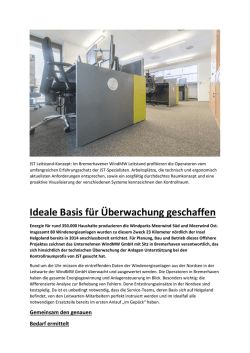 Ideale Basis f&uuml;r &Uuml;berwachung geschaffen
